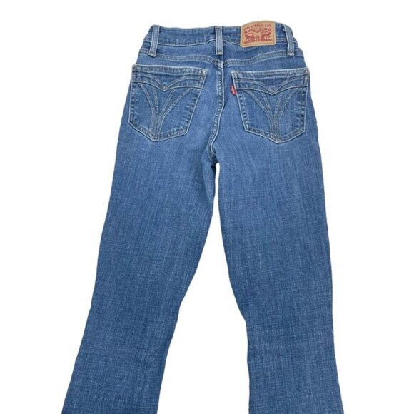 LEVI'S 721 High-Rise Skinny Ankle Jeans Sz 24 Rare Rear Pocket Design - Picture 6 of 8